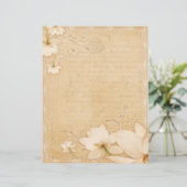 ヴィンテージフローラジャンクジャーナルスクラップブック紙 (スタンド正面)