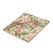 ヴィンテージフローラジャングルヒョウ タイル (側面)