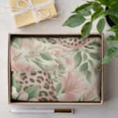 ヴィンテージフローラジャングルヒョウ 薄葉紙 (ギフト)