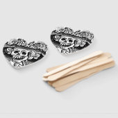 ヴィンテージフローラスカルハロウィーン ハンドファン (組立なし)