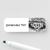 ヴィンテージフローラスカルハロウィーン 名札 (インサイチュ)