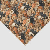 ヴィンテージフローラスカルハロウィーン 薄葉紙 (詳細)