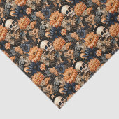 ヴィンテージフローラスカルハロウィーン 薄葉紙 (詳細)