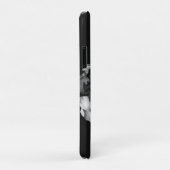 ヴィンテージフローラスカル白黒カスタマイズ可能 Case-Mate iPhoneケース (裏面/右)