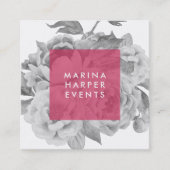 ヴィンテージフローラスクエア名刺 |ベリー スクエア名刺 (正面)