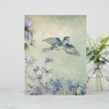 ヴィンテージフローラスクラップブック作り紙シート