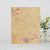 ヴィンテージフローラスクラップブック紙 (スタンド正面)