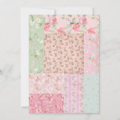 ヴィンテージフローラスクラップ 招待状 (裏面)