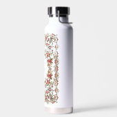 ヴィンテージフローラスクロール ウォーターボトル (左面)