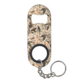 ヴィンテージフローラステンレス鋼ボトルオープナー キーホルダー栓抜き (裏面)