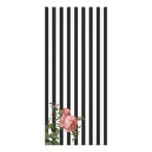 ヴィンテージフローラストライプのサロンラックカード ラックカード (裏面)