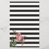 ヴィンテージフローラストライプのサロンIIフライヤー チラシ (裏面)