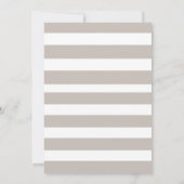 ヴィンテージフローラストライプのブライダルシャワー招待状 招待状 (裏面)