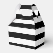 ヴィンテージフローラストライプ白黒招待状 フェイバーボックス (裏面サイド)