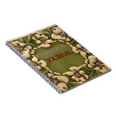 ヴィンテージフローラスパイラルフォトノートブック ノートブック (右側)