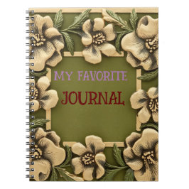 ヴィンテージフローラスパイラルフォトノートブック ノートブック