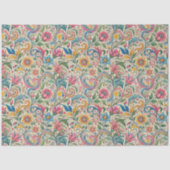 ヴィンテージフローラスワールエレガントバロックスタイル 薄葉紙 (正面)