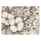 ヴィンテージフローラセピアパターン(10) テーブルクロス (正面(横))