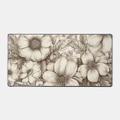 ヴィンテージフローラセピアパターン(13) デスクマット (正面)