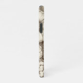 ヴィンテージフローラセピアパターン(13) iPhoneケース (右側)