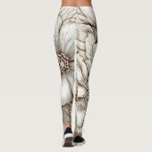 ヴィンテージフローラセピアパターン(15) レギンス (裏面)