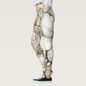 ヴィンテージフローラセピアパターン(15) レギンス (左)