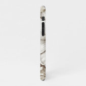 ヴィンテージフローラセピアパターン(15) iPhoneケース (左側)