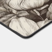 ヴィンテージフローラセピアパターン(1) デスクマット (コーナー)