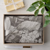 ヴィンテージフローラセピアパターン(1) 薄葉紙 (ギフト)