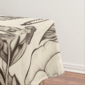 ヴィンテージフローラセピアパターン(2) テーブルクロス (インサイチュ)