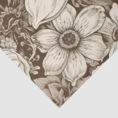 ヴィンテージフローラセピアパターン(3) 薄葉紙 (詳細)