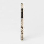 ヴィンテージフローラセピアパターン(3) iPhoneケース (左側)