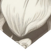 ヴィンテージフローラセピアパターン(6) テーブルクロス (アングル)