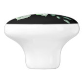 ヴィンテージフローラセラミックノブ セラミックノブ (側面)