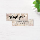 ヴィンテージフローラタイポグラフィサンキュユー結婚式の引き出物 (デスク)