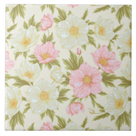 ヴィンテージフローラタイルパターンセラミックタイル タイル