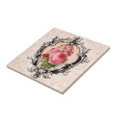 ヴィンテージフローラタイル タイル (側面)