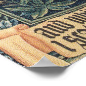 ヴィンテージフローラタペストリーバイウィリアム・モリス ポスター (角)