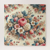 ヴィンテージフローラタペストリー ジグソーパズル (横)
