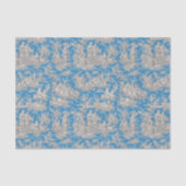 ヴィンテージフローラターコイズトイレデジュイ 薄葉紙 (正面)