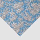 ヴィンテージフローラターコイズトイレデジュイ 薄葉紙 (詳細)