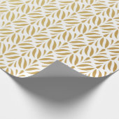 ヴィンテージフローラダマスクシームレスパターンエレガント棒 ラッピングペーパー (角)