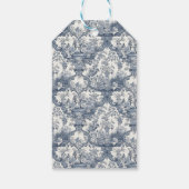ヴィンテージフローラダマスクブルートイレデジュイミモノグラム ギフトタグ (裏面)