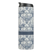 ヴィンテージフローラダマスクブルートイレデジュイミモノグラム タンブラー (回転右)