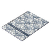 ヴィンテージフローラダマスクブルートイレデジュイミモノグラム ノートブック (左側)