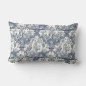 ヴィンテージフローラダマスクブルートイレデジュイミモノグラム ランバークッション (裏面)