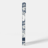 ヴィンテージフローラダマスクブルートイレデジュイミモノグラム Case-Mate iPhoneケース (裏面 / 右)