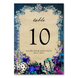 ヴィンテージフローラダークアリスinワーダーランド テーブルナンバー