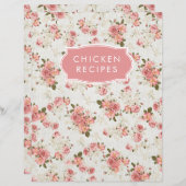 ヴィンテージフローラチキンレシピ分周器 (正面/裏面)