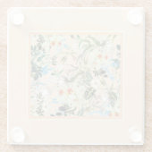 ヴィンテージフローラチャーム ガラスコースター (裏面)